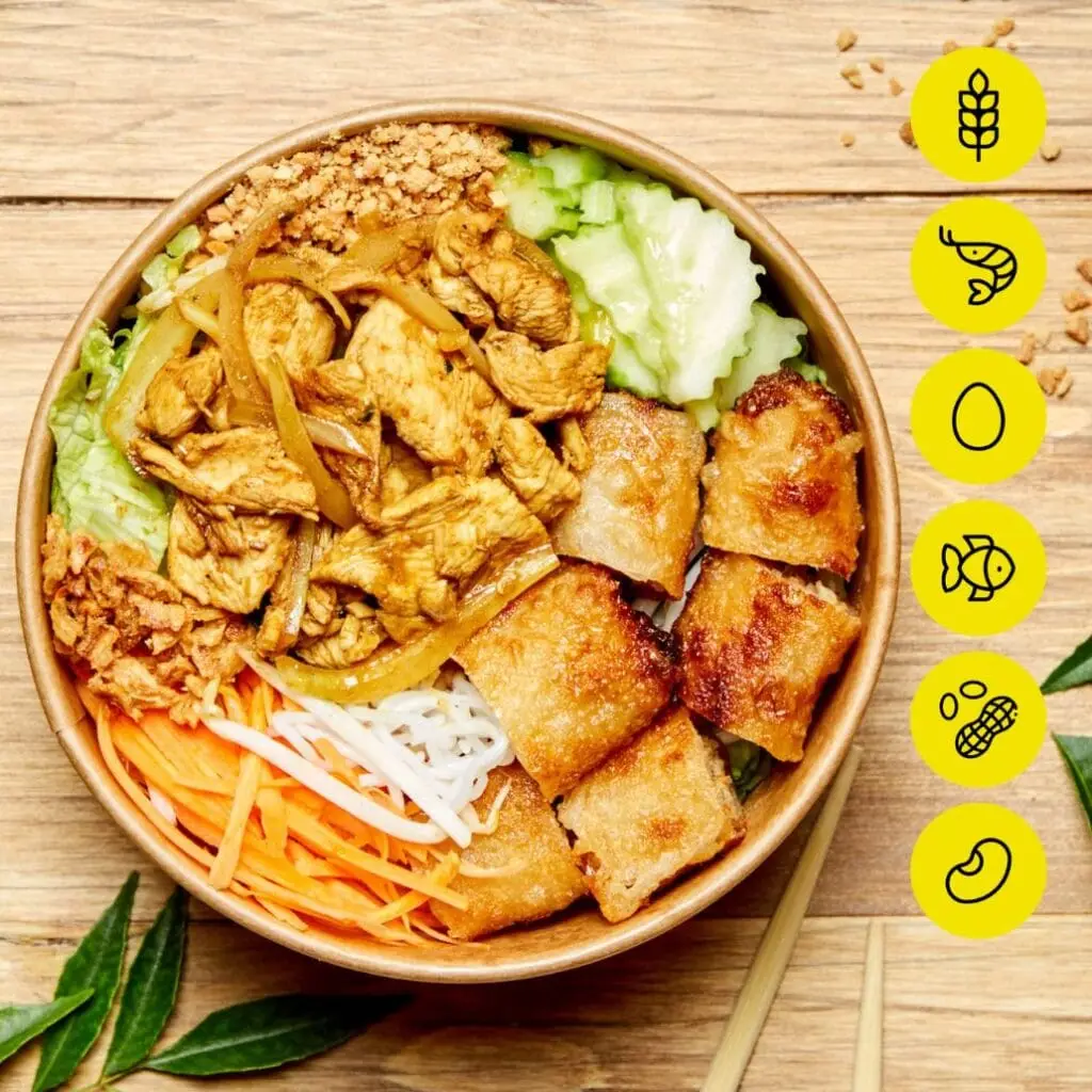 Bangcook – Bo Bun Poulet, un classique vietnamien revisité avec des ingrédients frais et une touche thaïlandaise