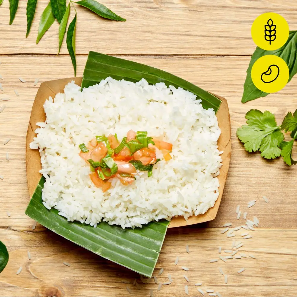 Bangcook – Riz Blanc Thaï, un riz parfumé et léger, parfait pour accompagner vos plats thaïlandais et street food.