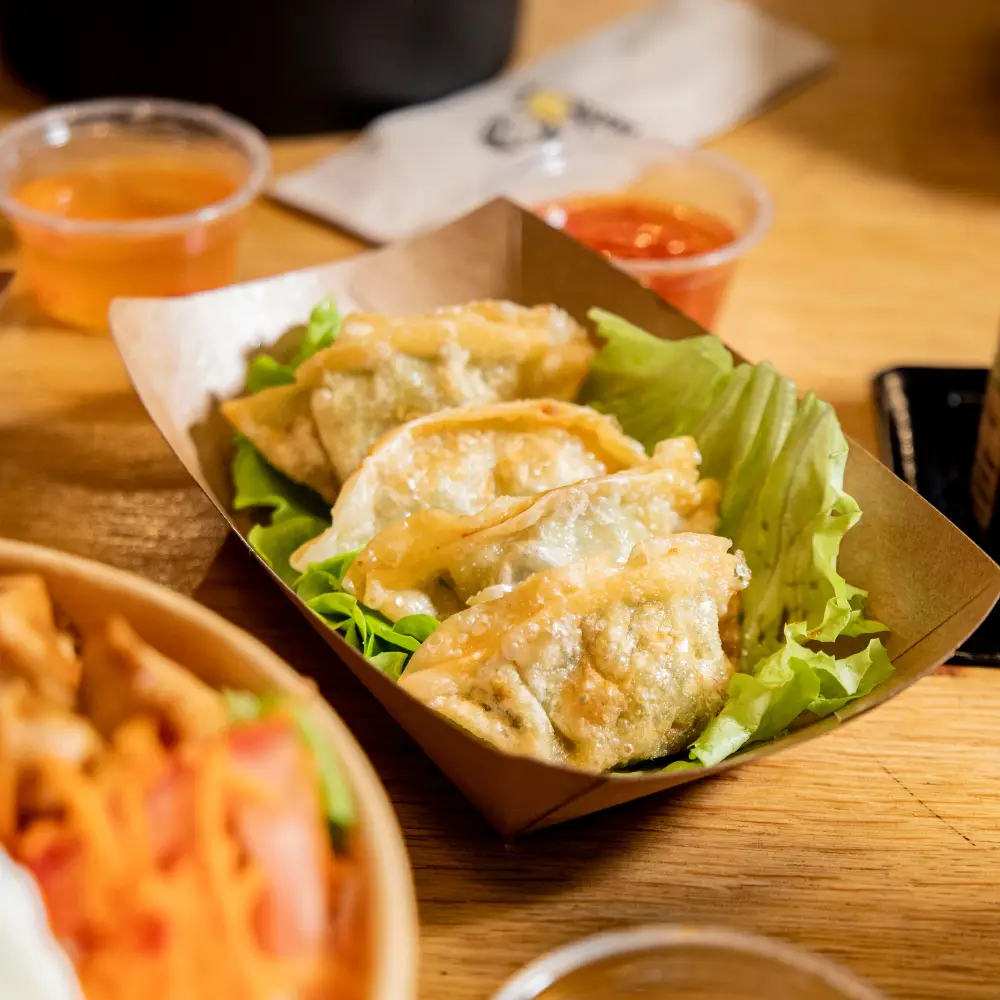 Gyozas side thai bangcook resto