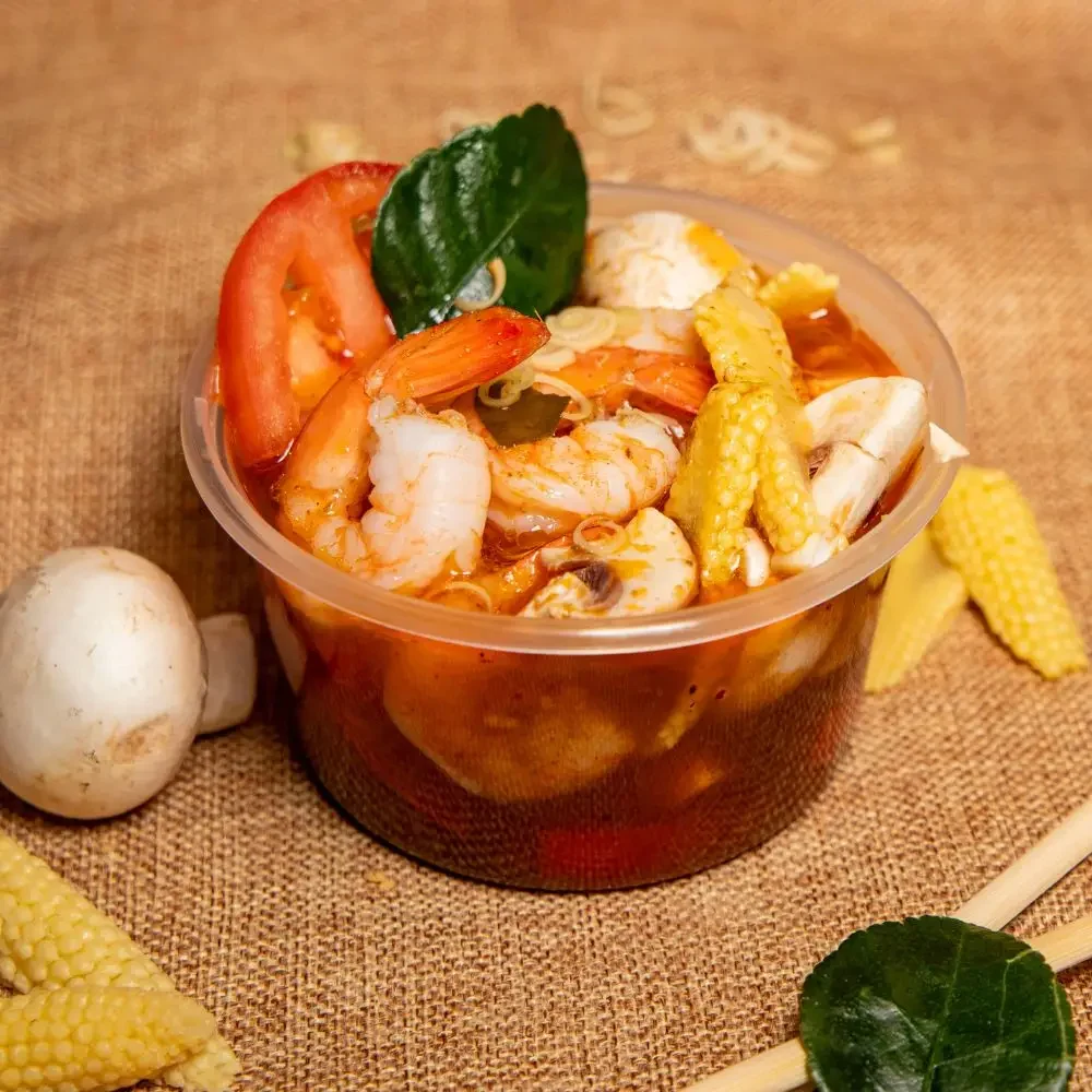 BANGCOOK-Fast Good Thaï- Tom Yum- Soupe Citronnelle Crevettes